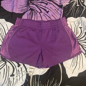 Purple Women's Athletic Shorts, XL/XG (Fits like a S/M)